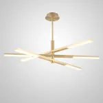 Люстра на штанге ORTON на 3 D96 Gold