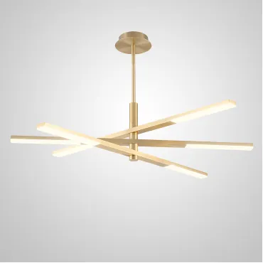 Люстра на штанге ORTON на 3 D96 Gold