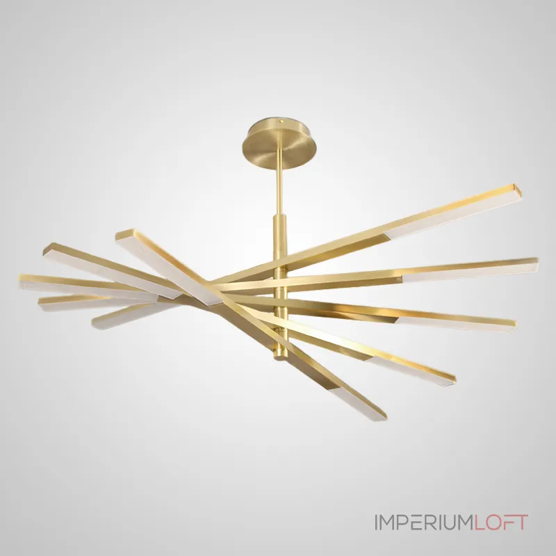 Люстра на штанге ORTON D120 Gold Люстра на штанге ORTON D120 Gold