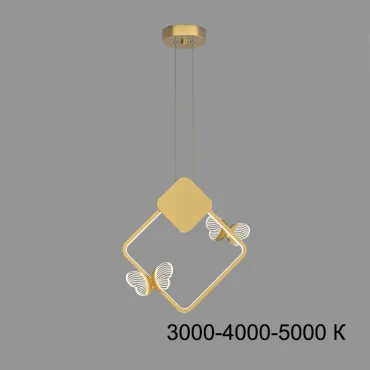 Подвесной светильник BABETTA GEOMETRY A Brass Трехцветный свет Подвесной светильник BABETTA GEOMETRY A Brass Трехцветный свет