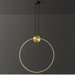 Подвесной светильник WOLKE D40 Brass