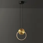 Подвесной светильник WOLKE D40 Brass