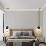 Подвесной светильник WOLKE D40 Brass