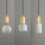 Подвесной светильник VIAL C H15 Brass