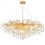 Подвесная люстра Droplet Chandelier oval L140