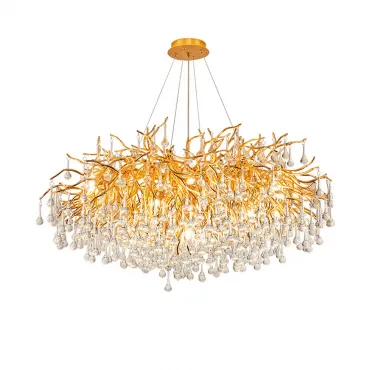 Подвесная люстра Droplet Chandelier circle D100