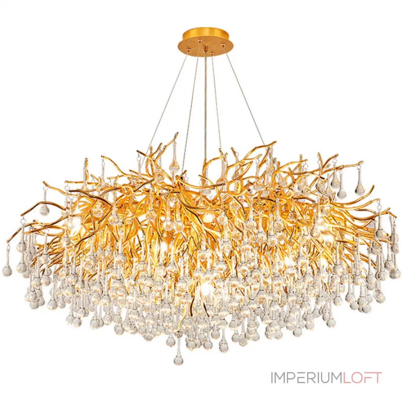 Подвесная люстра Droplet Chandelier circle D150 Подвесная люстра Droplet Chandelier circle D150