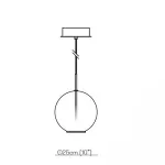 Подвесной светильник POME D45