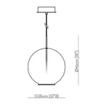 Подвесной светильник POME D45