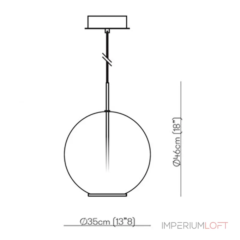 Подвесной светильник POME D45