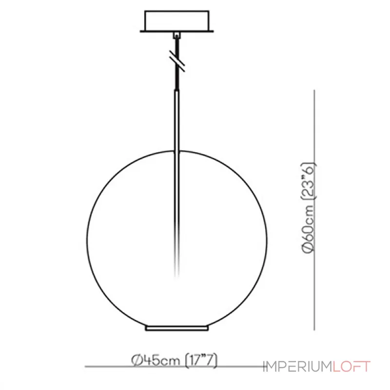 Подвесной светильник POME D45