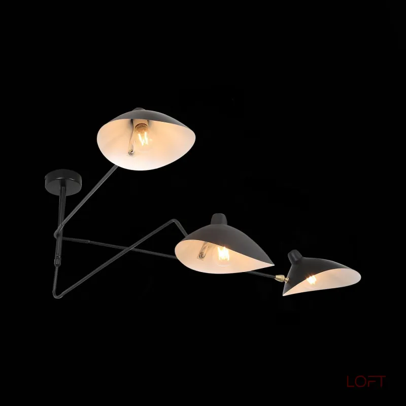 Потолочный светильник TEBES L3 Black Потолочный светильник TEBES L3 Black