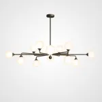 Люстра на штанге PROTON L12 Black