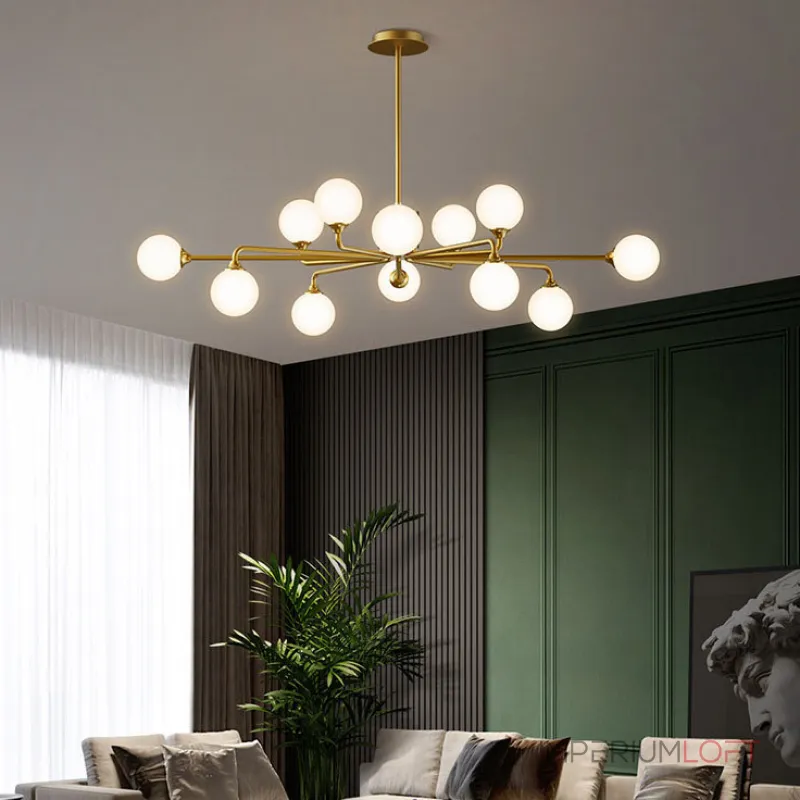 Люстра на штанге PROTON L12 Black Люстра на штанге PROTON L12 Black