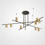 Люстра на штанге CASA N L9 Black