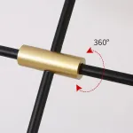 Люстра на штанге CASA N L9 Black