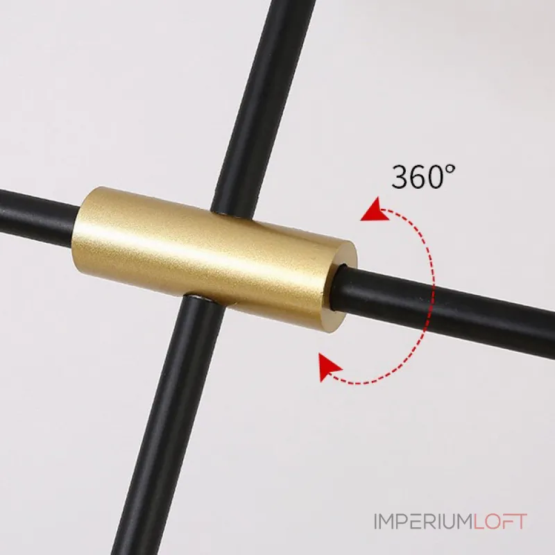 Люстра на штанге CASA N L9 Black