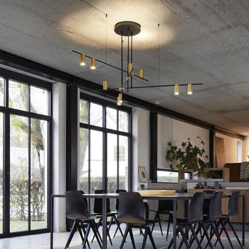 Люстра на штанге CASA N L9 Black