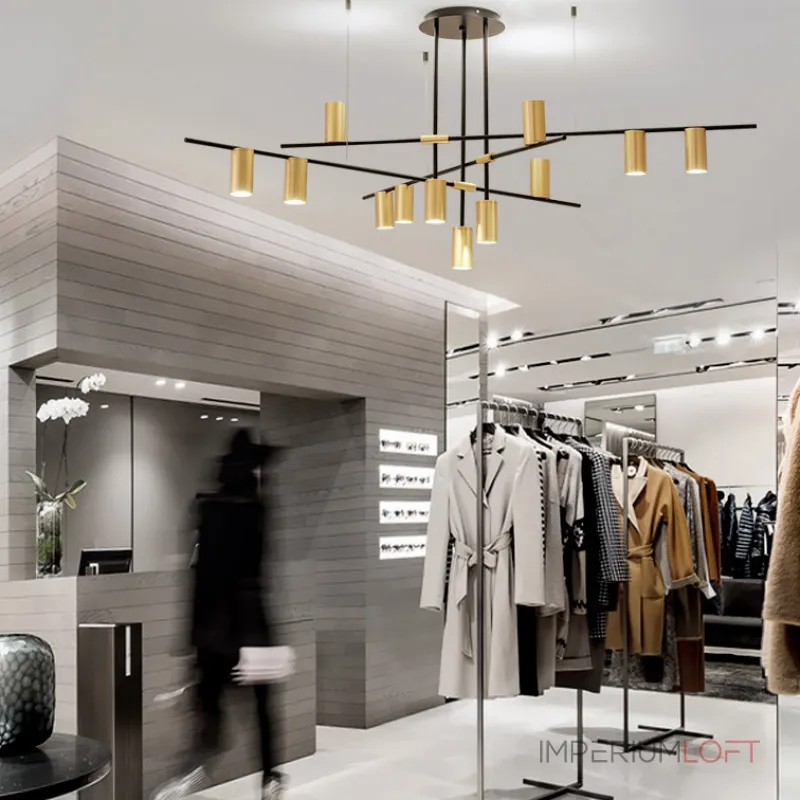 Люстра на штанге CASA N L9 Black