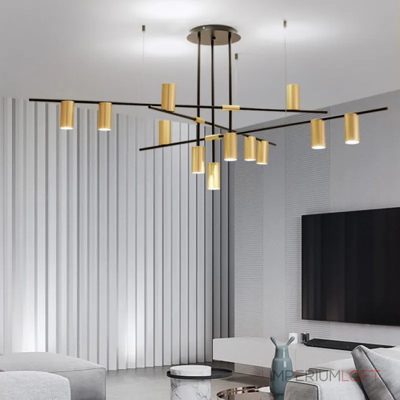 Люстра на штанге CASA N L9 Black