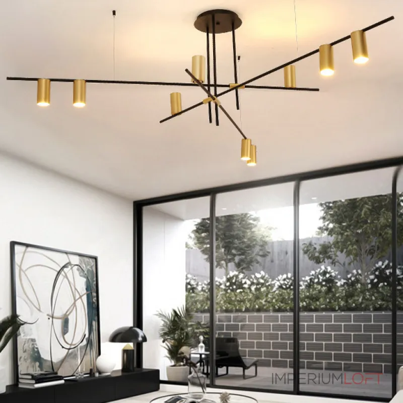 Люстра на штанге CASA N L9 Black