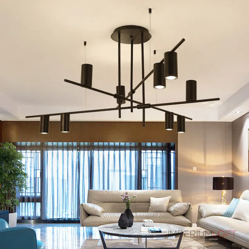 Люстра на штанге CASA N L9 Black