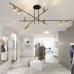 Люстра на штанге CASA N L9 Black