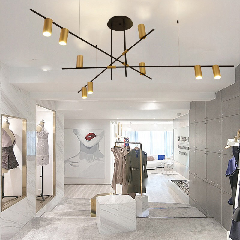 Люстра на штанге CASA N L9 Black