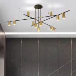 Люстра на штанге CASA N L9 Black