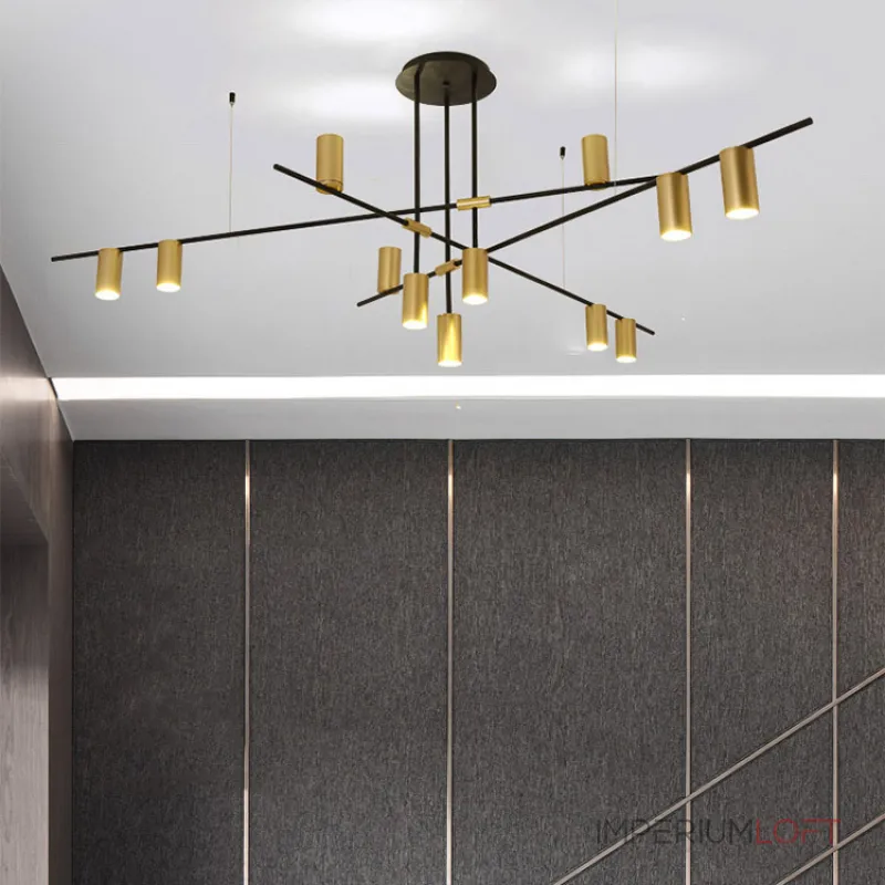 Люстра на штанге CASA N L9 Black