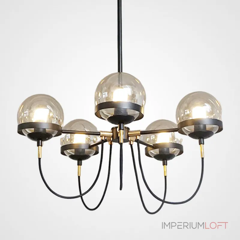 Потолочный светильник ORBIT L5 Black от ImperiumLoft Потолочный светильник ORBIT L5 Black от ImperiumLoft