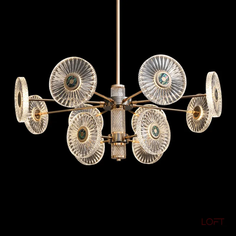 Люстра на штанге DAMIANA CH D74 Люстра на штанге DAMIANA CH D74