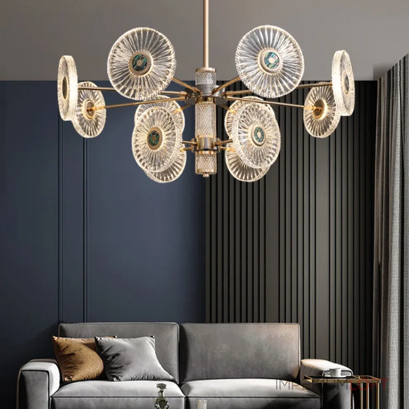 Люстра на штанге DAMIANA CH D74 Люстра на штанге DAMIANA CH D74