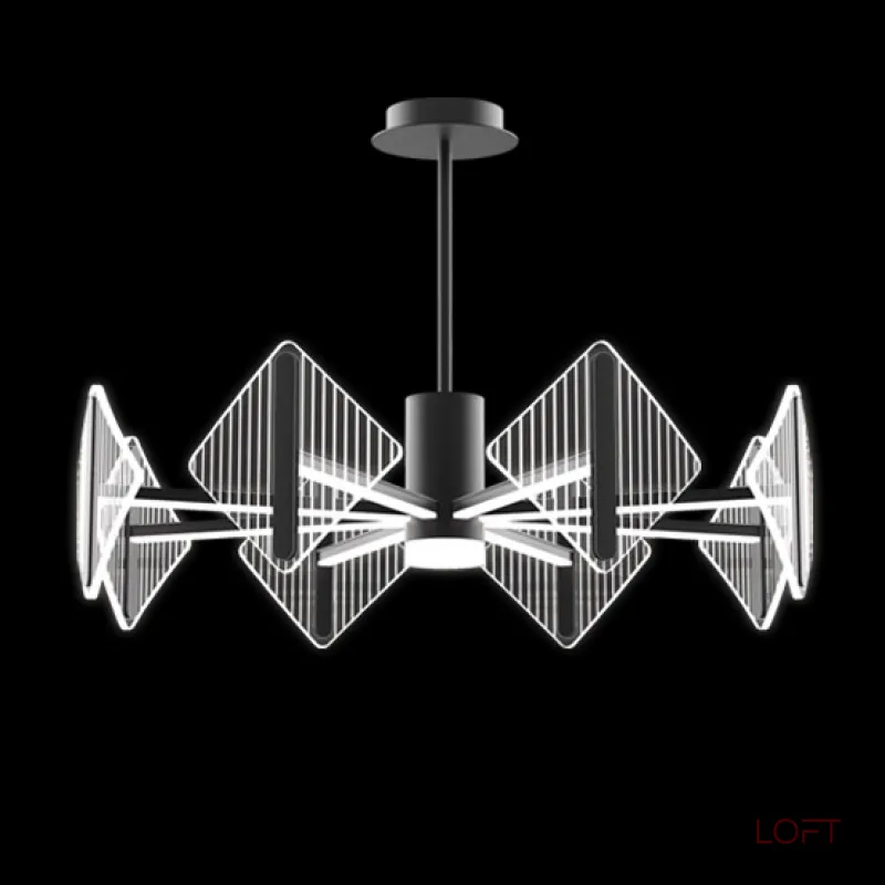 Люстра на штанге KEEN L12 Brass