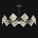 Люстра на штанге KEEN L8 Black