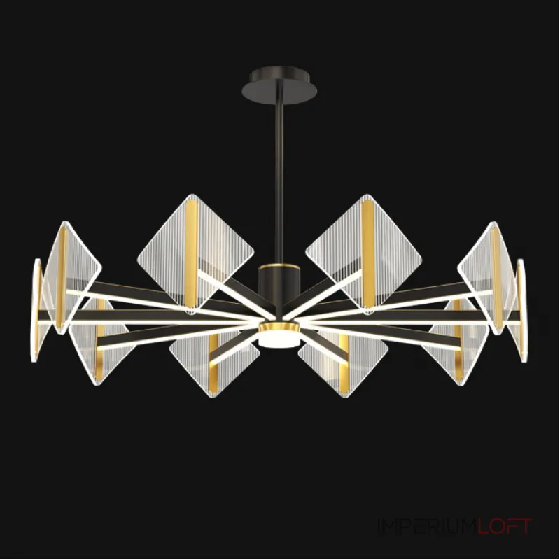 Люстра на штанге KEEN L8 Black