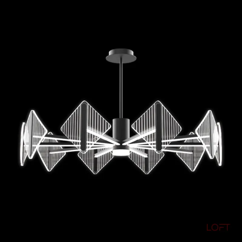 Люстра на штанге KEEN L12 Brass