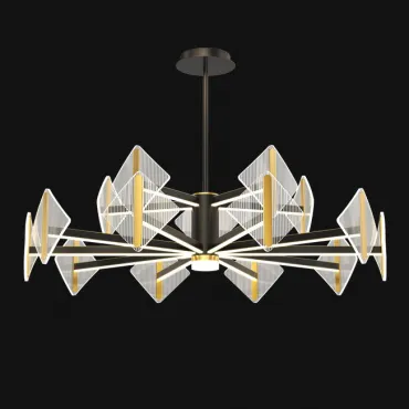 Люстра на штанге KEEN L15 Brass