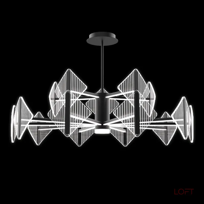 Люстра на штанге KEEN L12 Brass