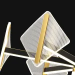 Люстра на штанге KEEN L12 Brass