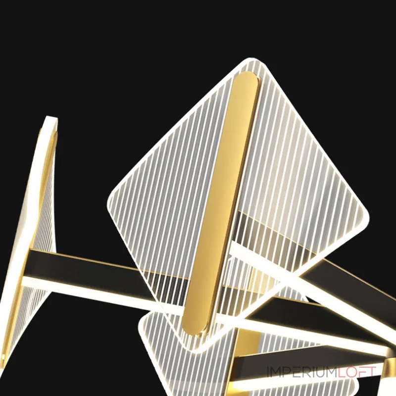 Люстра на штанге KEEN L12 Brass