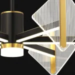 Люстра на штанге KEEN L12 Brass