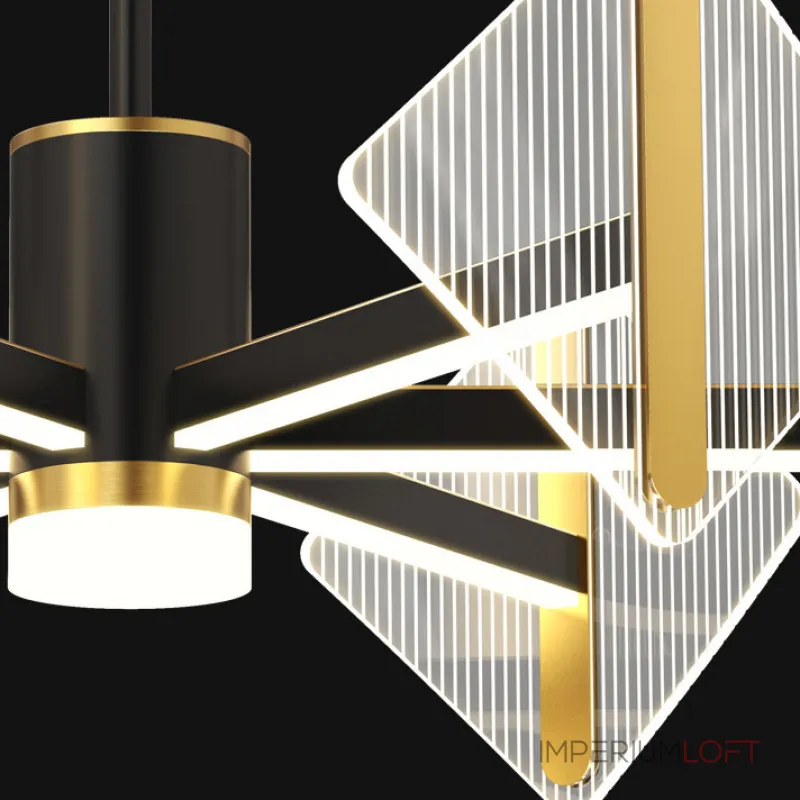 Люстра на штанге KEEN L12 Brass