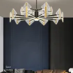 Люстра на штанге KEEN L12 Brass