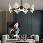 Люстра на штанге KEEN L12 Brass