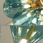 Люстра на штанге GRAPE MILK Blue