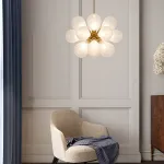 Люстра на штанге GRAPE MILK Blue