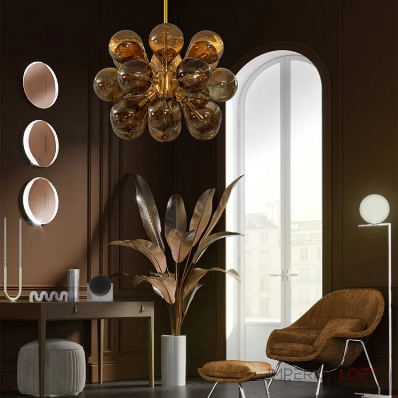 Люстра на штанге GRAPE MILK White Люстра на штанге GRAPE MILK White