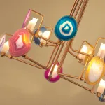 Подвесная люстра AGATE 5 L8