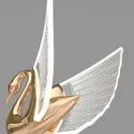 Подвесная люстра BIRDIE LUX 3R Rose Gold